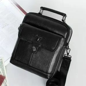 크로스백 가죽 데일리 외출 선물 남성 가방 블랙