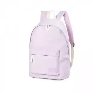 러블리 심플 무지 단체 가방 학생 백팩 배낭 라벤더