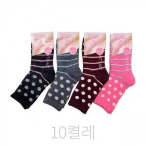 보들보들수면양말 보온양말 산모양말 기모양말 극세사양말 10p