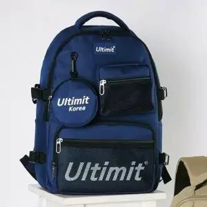 얼티미트 백팩 캐주얼 학생 포켓 가방 네이비