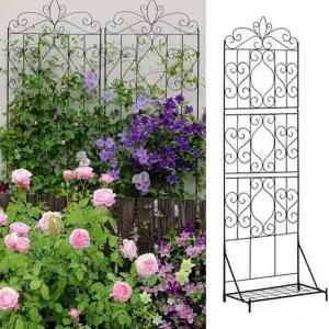 식물 지지대 오벨리스크 철제 펜스 블랙 능소화 클레마티스 나팔꽃 화단 울