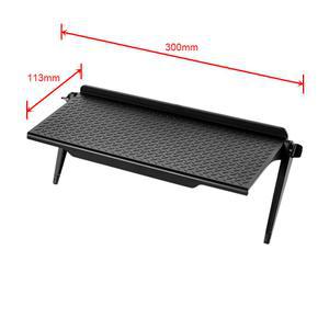 TV 화면 상단 스토리지 선반 조정 가능한 모니터 스토리지 랙 컴퓨터 데스크탑 디스플레이 스탠드 TV 라우터 스토리지 랙 주최자