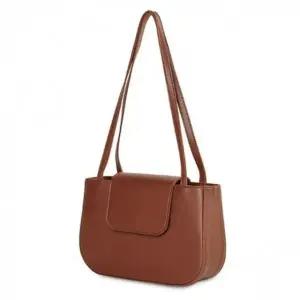 여성백 심플한 데일리 가방 숄더백 카멜 올리비아팝