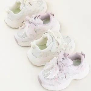 여아 매쉬 진주리본 유아 초등학생 공주 운동화 (170-235)