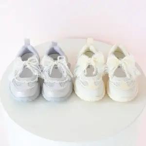 여아 키즈 유아 초등학생 메쉬 진주 레이스 스니커즈 (160-230)