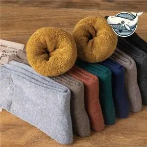 겨울 아이템 두툼한 기모 양말 남녀공용 기본 남성 겨울 양말 기모 도톰한 여성 여자 융털 남자