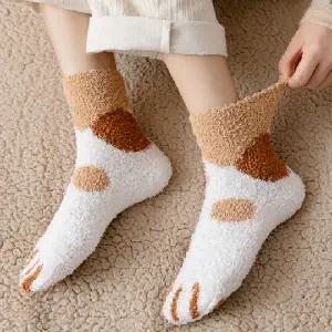 캐릭터 수면양말 크리스마스선물 여성보온양말