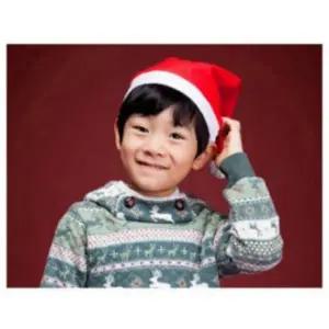 (산타모자 아동 산타모자)성탄절 2종 크리스마스 파티 산타모자 이벤트 산타복