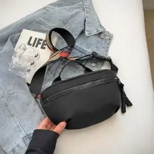캔버스 컬러끈 힙색 바디크로스백 슬링백 보조가방 힙색 슬링백 남녀공용 가방 어깨백 슬링백가방 허리가방
