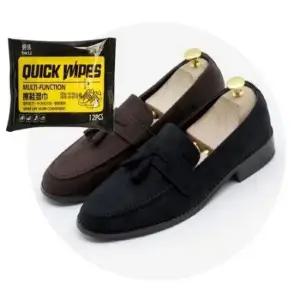 남성 구두 로퍼 캐주얼 정장 신발 장식 단화 2색 신발 세정티슈 세트