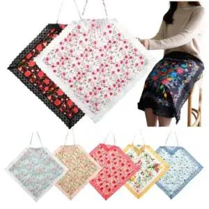 성인 에티켓 손수건 65cm 휴대용 손님 앞치마 무릎덮개 매너수건