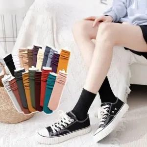 기모 버전 스타킹 삭스 양말 가을 겨울 목 겨울 가을 삭스 여자 여성 양말 기모 스타킹 목