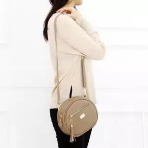 L2025 리코리스 미듐 크로스백 대학생 가방 소가죽 여성가방 메신저 패션잡화 반달 핸드폰가방 나일론 헬
