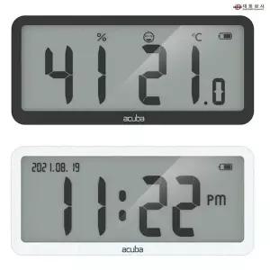 [하프클럽/]전광판(대형)온습도계 CS-208 365mmX160mmX26mm 시간