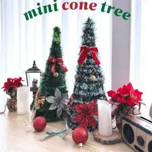 인기템HAPPY 크리스마스트리 나무 장식 풀세트 미니트리 크리스마스리스 눈송이 산타 눈사람