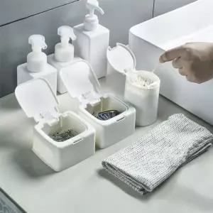 [하프클럽/]원터치 다용도 미니 소품 정리함 보관함 면봉통