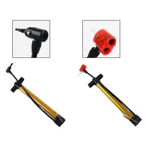 [하프클럽/]자전거 휴대용 수동 에어 펌프 공기 주입기 선택 1개