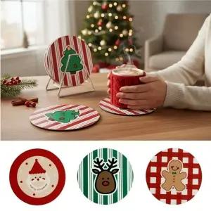 지앤지 크리스마스 테이블매트 연말 홈카페 꾸미기 접시매트