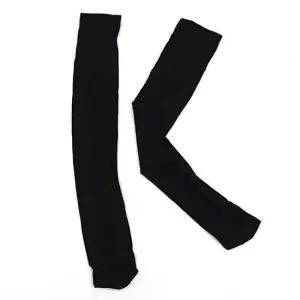 여자 중목스타킹 검정 반삭스 무지스타킹
