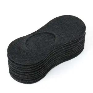 코튼 덧신 10켤레 차콜 땀흡수 로퍼 페이크삭스