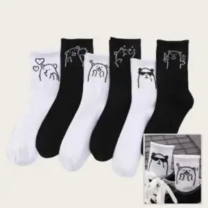 캐릭터 양말 6종세트 중목양말