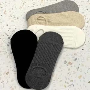 여성용 골지 발목 덧신 양말 5종세트 페이크삭스 여자