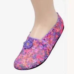 쿨샵 여성 꽃자수포인트 레이스 어머니 여름덧신 5족