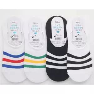 단목양말 남자 페이크삭스 아쿠아 향기 덧신(삼선) 10켤레