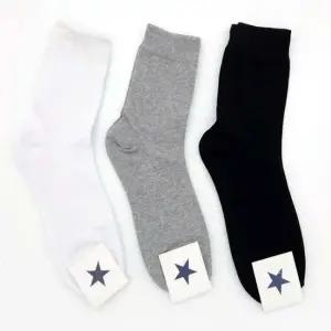 남성 무지 중목양말 5켤레묶음