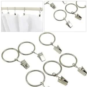 집게 커튼링 (대) 6개 세트 K-3969 커튼링세트 커튼집게 커텐집게 커텐고리