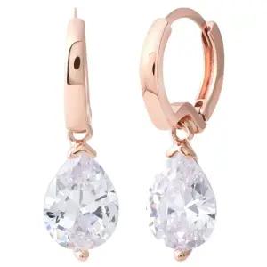 [미니아트] 14K 골드필드 핀 헤일롯 물방울 큐빅 원터치 링 귀걸이