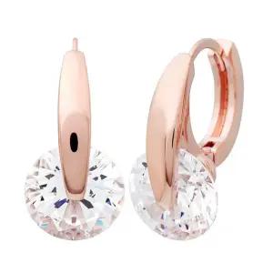 [미니아트] 14K 골드필드 핀 레베랑스 큐빅 포인트 원터치 링 귀걸이