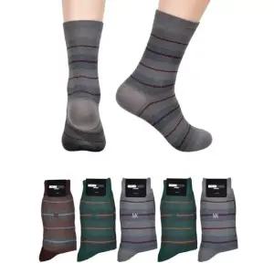 남자 브랜드 스트라이프 신사양말 장목 5켤레세트 남성 캐주얼양말