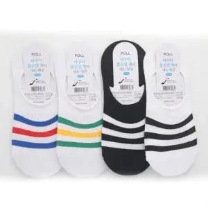 남성 쓰리라인 발편한 데일리 페이크 싹스 5켤레