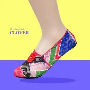 (크로바)배합 숙녀 미끄럼방지  덧신