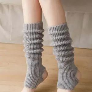 여성 겨울 스커트 원피스 패션 종아리 골지 레그 워머 필라테스니삭스