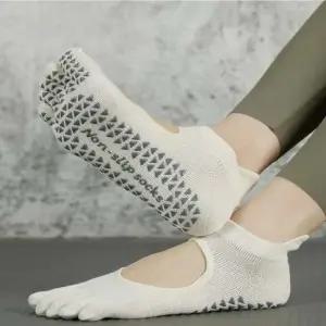 여자 미끄럼방지 요가 발가락 양말 토삭스 필라테스 양말