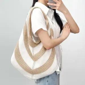 빅 숄더백 네트백 니트가방 여성 브랜드백 뜨개가방