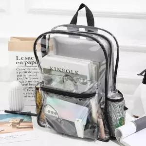 투명 백팩 방수 PVC 백팩 학생 가방 비치백 데일리