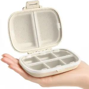 여행용 알약 정리함 6+2 초대형 수납 휴대용 케이스 을 담을 수 있는 일일 상자 포켓 지갑 품 위한 작은