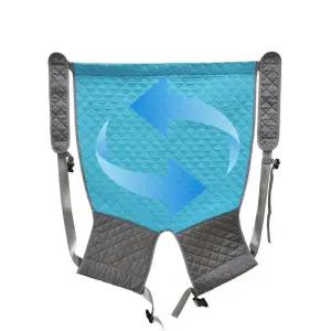 이송 운반 보조벨트 리프팅 계단 등산 회색 파란색 두껍게