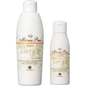 하우스 오브 로제 밀큐어 퓨어 워시 파우더 250mL 50g 세트 스킨 케어 거품이없는 클렌징 밀크 코 자라 여