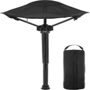 토드마미 접이식 의자 휴대용 캠핑 낚시 나일론 블랙 경량 스틱 시트