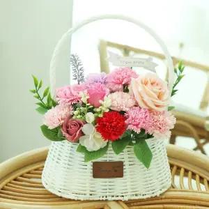 VCO 센터 피스 카네이션 바구니