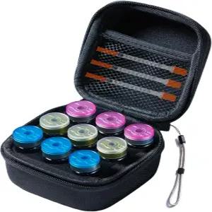 인슐린 냉장고 홀더 보관 케이스 바이알 프로텍터 쿨러 여행 정리함 표준 10ml U-100 9슬롯 블랙 장착