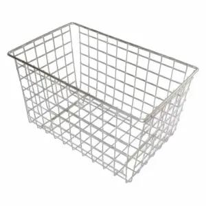 스텐바구니 수납 철제 바구니 업소용 스텐 사각 와이어 5mm