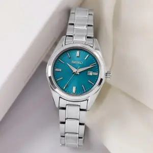 SUR531P1 사파이어 오션블루 아날로그 클래식 정장 여자 메탈 시계 d