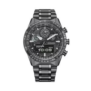 [신세계라이브쇼핑]시티즌 JV2005-58E 프로마스터 스카이 아나디지 남성 메탈 시계