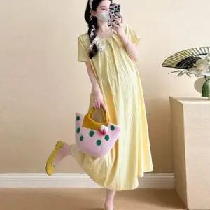 반팔 임부 원피스 여성 착용감 편안한 외출 여름