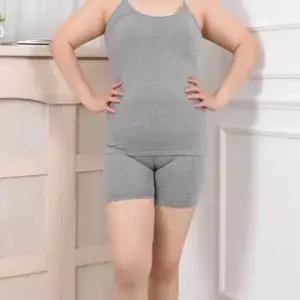 여성민소매 쫄나시 여름나시티 여성 끈나시 면스판 빅사이즈